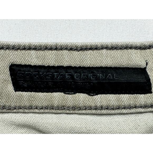 Rockstar Original Youth Boys RSK 205 Flare Tan Denim Jeans - Size 12 (26x30) - Picture 4 of 6